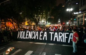 PROTESTO CONTRA TARIFA DE ONIBUS SP